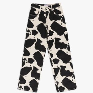 NWT LISA SAYS GAH ROBYN JEANS- COW PRINT - SIZE 2